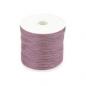 Preview: 4053751008845 18 Meter Baumwollband Kordel Schnur 1mm lavendel auf der Rolle