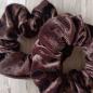 Preview: Scrunchie Samt 10 cm rehbraun Haargummi