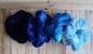 Preview: Scrunchie Samt 10 cm hellblau Haargummi