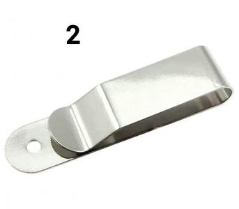 Gürtelclip Nr. 3 silber 25 / 50 mm