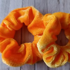 Scrunchie Samt 10 cm karotte Haargummi