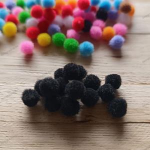 POMPOM Mini 8 mm schwarz