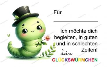 Spruchkarte WÜRMCHEN Nr. 30F "Karte mit Spruch" PDF Download Projekt