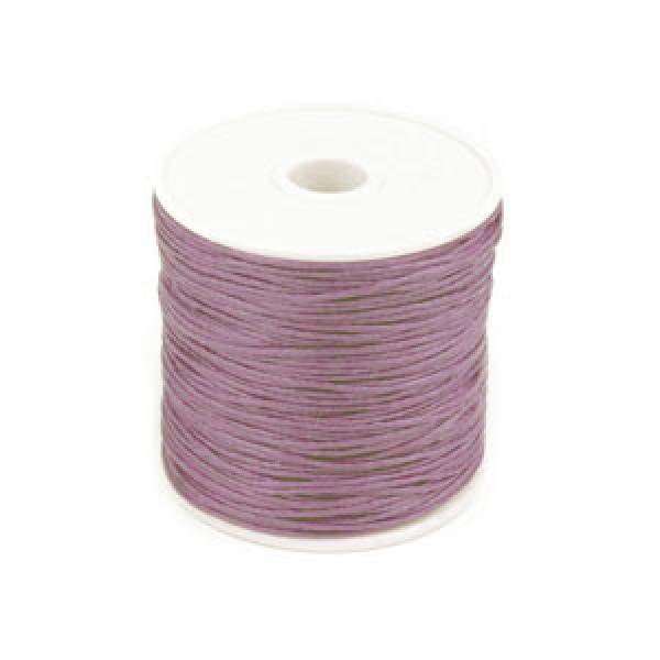 4053751008845 18 Meter Baumwollband Kordel Schnur 1mm lavendel auf der Rolle