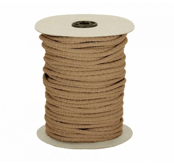 Baumwollkordel Hoodieband 6 mm beige