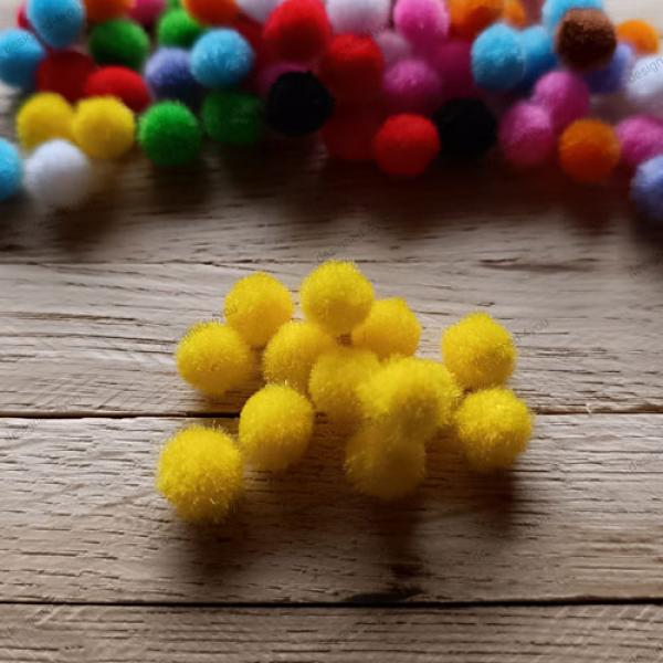 POMPOM Mini 8 mm gelb