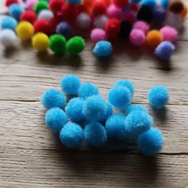 POMPOM Mini 8 mm royalblau