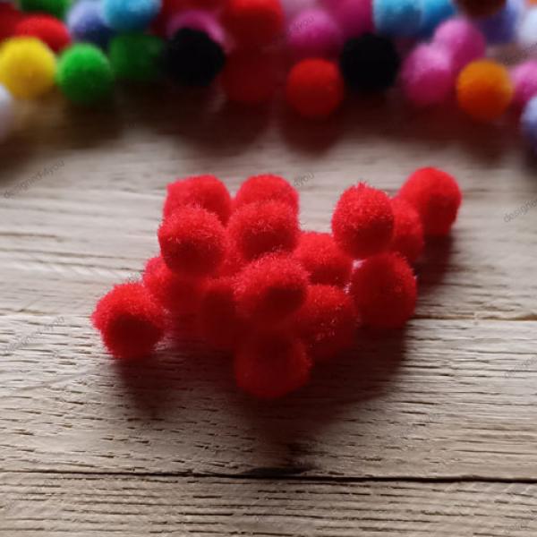 POMPOM Mini 8 mm rot