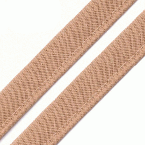 Paspelband Biesenband 12 mm beige Einfassband Band am laufenden Meter