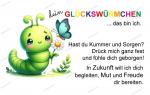 DIY Spruchkarte WÜRMCHEN Nr. 2 "Karte mit Spruch" PDF Download Projekt